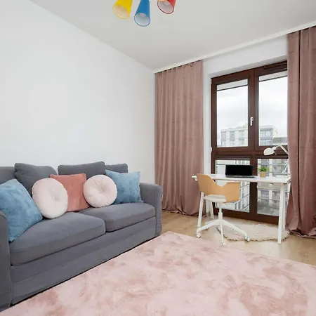 Family With Air Conditioning And Parking In Warsaw's Mokotow District By Renters Apartment Warsaw